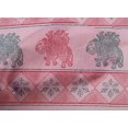 thumbnail image 4 of oneOone Organic Cotton Voile Fabric Floral & Elephant Block Printed Fabric 1 Yard 42 Inch Wide, 4 of 4