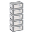 thumbnail image 1 of IRIS 5 L Small Stackable Storage Drawers Gray/Clear, 5 Pack, 1 of 14