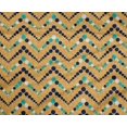 thumbnail image 4 of oneOone Polyester Lycra Pale Orange Fabric Chevron Geometric Craft Projects Decor Fabric Printed By The Yard 56 Inch Wide, 4 of 4