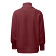 thumbnail image 5 of Timegard Sweaters for Women Christmas Print High Neck Long Sleeve Tops Loose Comfy Pullover Fall Winter, 5 of 5