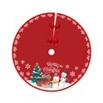 thumbnail image 3 of Christmas Tree Skirt Base Cover 90cm Christmas Supplies Christmas Tree Apron for Style D, 3 of 8