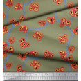 thumbnail image 3 of Soimoi Rayon Fabric Flower Artistic Printed Fabric 1 Yard 56 Inch Wide, 3 of 3