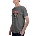 thumbnail image 4 of Florida Panthers T-Shirt de Base à Manches Courtes pour Hommes, Gris Chiné Foncé, Très Grand, 4 of 5