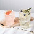 thumbnail image 3 of Galateo Capri Collection Victoria Borosilicate Ribbed Drinking Glasses - Set of 4, 3 of 7