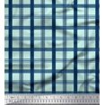 thumbnail image 1 of Soimoi Viscose Chiffon Fabric Check Check Print Fabric by Yard 42 Inch Wide, 1 of 5