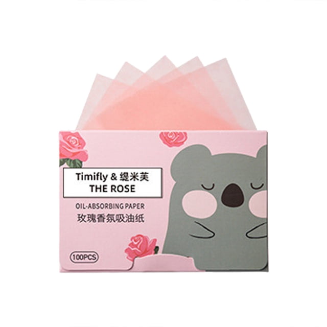 100 Sheets Blotting Paper Paper for Face Oily Skin Oil Absorbing