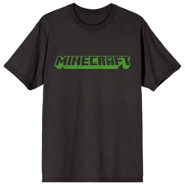 Minecraft Logo Black T-Shirt