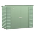 thumbnail image 3 of Arrow Select Steel Storage Shed, 8x4, Gris pâle, 3 of 8