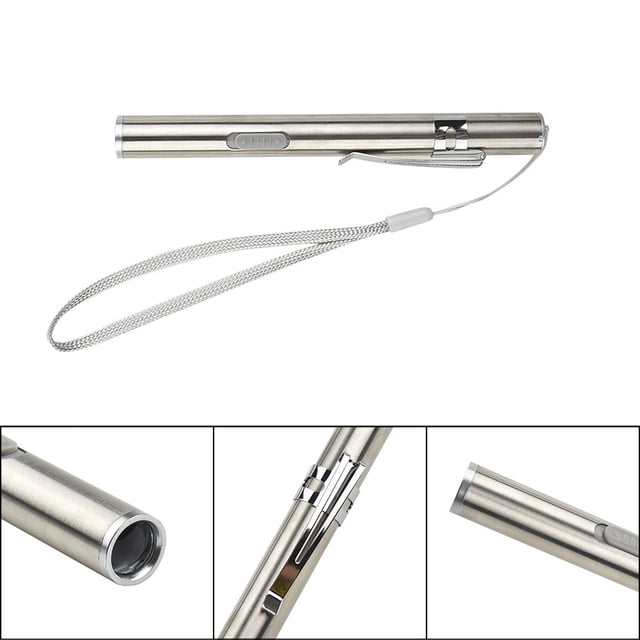 Lampe de Poche Rechargeable USB Format Stylo, Lampe Torche de Poche 500 Lm Q5 Lampe DEL