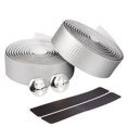 thumbnail image 1 of Bike Handlebar Tape Anti-slip Bicycle Carbon Pattern Sponge Shock Tape With Plug, 1 of 7