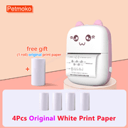 Mini Portable Thermal Printer  TIKTOK Gifts for Kids  Pocket Printer for Pictures/Retro-Style Photos/Notes/Lists/Label/Memo/QR Codes  Bluetooth Wireless Smart Printer with Android or iOS