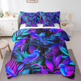 thumbnail image 1 of YST Hummingbird Bedding Set Full 7 Piece,Tropical Palm Tree Leaves Comforter Set With Sheet Set Hippie Bird Plant Botanical Bed In A Bag With Throw Pillow Cover,Reversible, 1 of 5