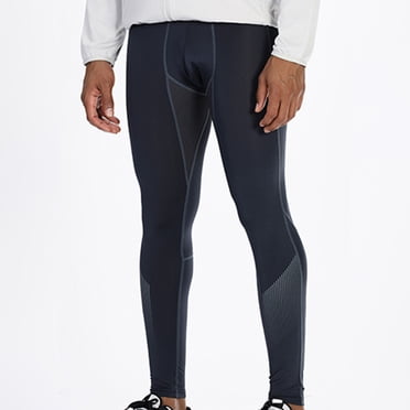 AherBiu Pantalon de Compression pour Homme, Athlétique, Ajusté, Séchage Rapide, Leggings d'Entraînement, Course, Basketball, Actif, Pantalon de Couche de Base