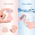 thumbnail image 4 of Women's 6-Layer Blade Manual Shaver with 55-Degree Pivoting Head - Curved Skin Fit, Reduced Pulling - Portable Mini Razor for Legs, Armpits - Purple ABS+TPR Body, Includes Cutter Holder, Head &, 4 of 6