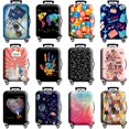 thumbnail image 2 of Luggage Cover Stretch Fabric Suitcase Protector Baggage Dust Case Cover Suitable for18-32 Inch Suitcase Case Travel Organizer H614 L, 2 of 6