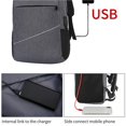thumbnail image 3 of Xingzhi Computer Bag Universal PC Accessory Laptop Backpack Laptops Carrier Holders Blue, 3 of 6