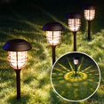 thumbnail image 1 of SOLPEX 4 Pack Solar Outdoor Lights, Glass and Metal Path Lights, High Lumen Output per LED for Landscape, Lawn, Patio, Yard, Garden, 1 of 7