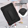 thumbnail image 3 of Mignova for Amazon All-New Fire 7 Tablet (12th Generation,2022 Release) Case,Heavy-Duty Rugged Kickstand Shockproof Kids with Shoulder Strap Case for Fire 7 Tablet 2022 Release(Black/Black), 3 of 6