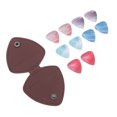 thumbnail image 3 of 1 Set Guitar Plastic Picks with Storage Bag Practical Guitar Plectrums Guitar Supplies, 3 of 8