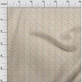 thumbnail image 2 of oneOone Cotton Poplin Fabric Flower & Leaves Watercolor Printed Fabric 1 Yard 56 Inches Wide, 2 of 4