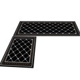 thumbnail image 1 of Ensemble de 2 Tapis de Sol de Cuisine Épais et Coussinés, Robustes, Confort pour Rester Debout, Tapis de Couloir de Cuisine Imperméables, 1 of 6