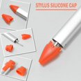 thumbnail image 4 of Étui à Stylo en Silicone, Étui à Crayons avec Capuchon pour Logitech Stylus Access 2024, Orange, 4 of 8