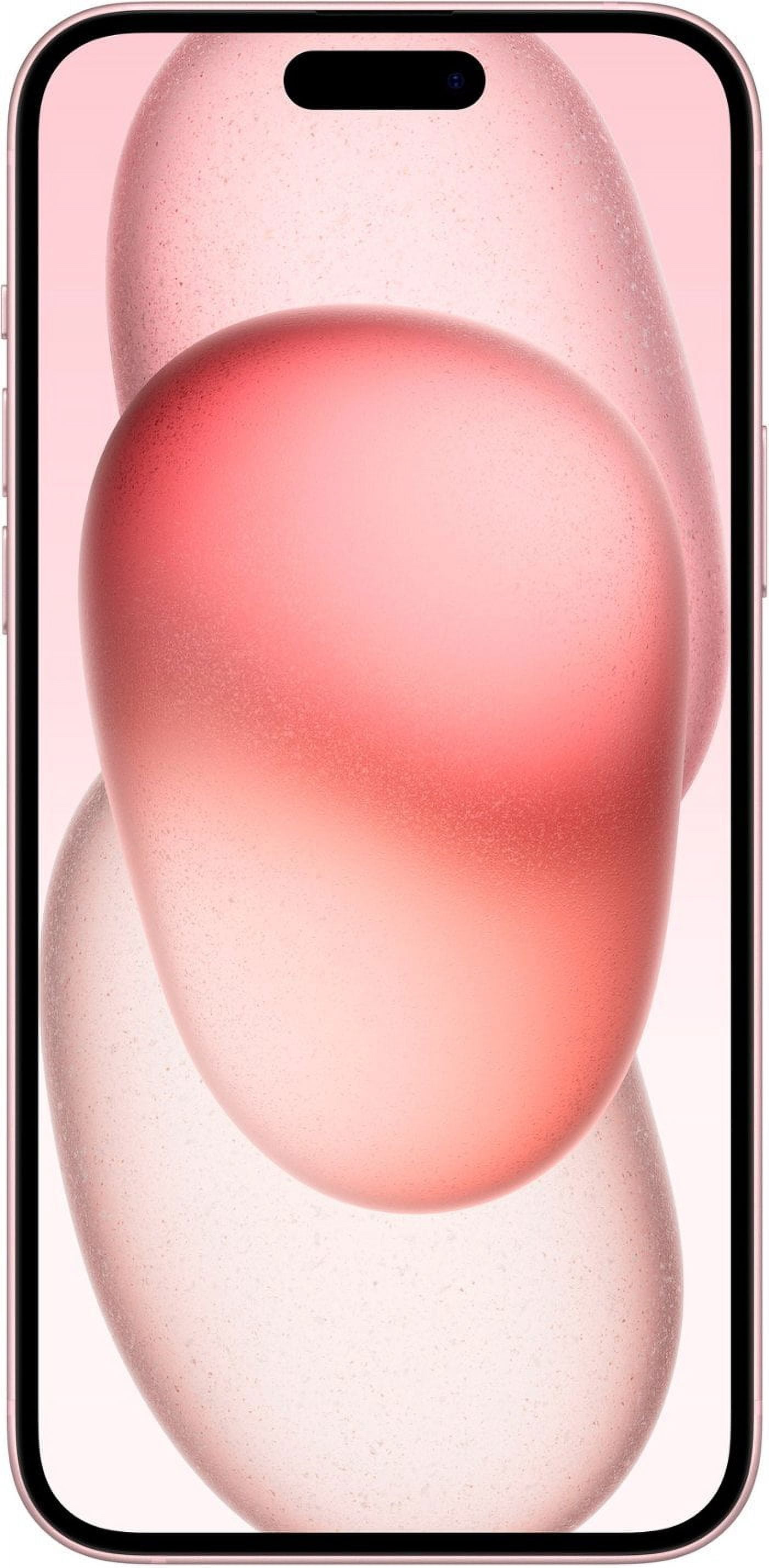 Restored Apple iPhone 15 Unlocked 128GB Pink (Refurbished