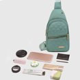 thumbnail image 4 of B-57 Green Womens Crossbody Bag Multifunctional For Daily #MJVHi, 4 of 9