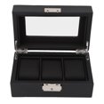 thumbnail image 4 of Slot Watch Box,3 Slot Watch Box Small Watch Storage Box Slot Watch Case Tailored for Perfection, 4 of 14