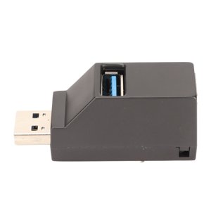 Mini USB Splitter de port, portable 3 Extendeur d'échange chaud de port avec USB 2.0 USB 3.0 Interface, USB Dock Hub de distribution, pour ordinateur portable