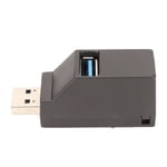 Mini USB Port Splitter, Portable 3 Port Hot Swapping Extender With USB 2.0 USB 3.0 Interface, USB Distribution Hub Dock, For Laptop Computer