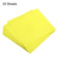 thumbnail image 3 of Unique Bargains 25 Sheets 8x8 Inch Origami Paper Double Sided Fluorescent Yellow Square Sheet for Art Craft Project, Beginners, 3 of 5