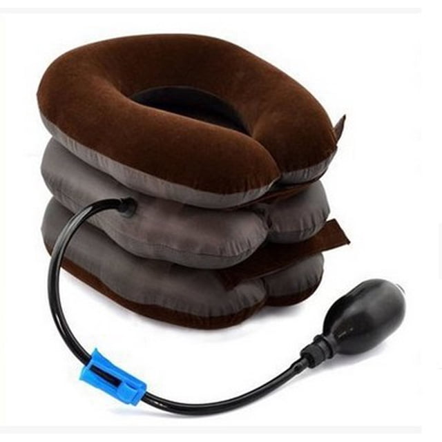 Xihbxyly Inflatable Three-layer Neck Brace,Swan Neck Correction,cervical Spine Stretcher Neck Retractor Clearance Items