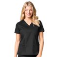 thumbnail image 1 of Maevn Blossom 1202 Womens Three Pocket V-Neck Top, 1 of 1
