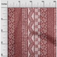 thumbnail image 2 of oneOone Cotton Silk Red Fabric Mix Block Pattern Fabric For Sewing Printed Craft Fabric By The Yard 42 Inch Wide, 2 of 4