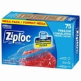 thumbnail image 2 of Ziploc® Freezer Bags with Stay Open Technology, Medium, 75 Bags, 2 of 4