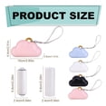 thumbnail image 3 of Mini Reusable Lint Roller Set with 1 Washable Roller & 120 Sticky Sheets - Washable Pet Hair Remover & Travel Lint Brush for Clothes Fuzz Pet Hair(White), 3 of 9