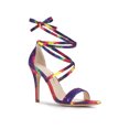 thumbnail image 1 of BLISSFUL STEP Sandales à Talons Aiguilles à Lacets Teinture sur Nœuds pour Femmes, 1 of 8