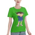 thumbnail image 2 of T-Shirt Basique à Manches Courtes pour Femmes Detective Conan Conan, 2 of 6