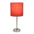 thumbnail image 3 of LimeLights Stick Lamp with Charging Outlet and Fabric Shade, 3 of 4