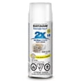 thumbnail image 1 of Rust-Oleum Painter's Touch 2X Interior/Exterior Ultra Cover Multi-Purpose Paint and Primer in Semi-Gloss White, 340g Spray Paint, 1 of 9