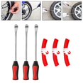 thumbnail image 1 of DYNWAVECA 3Pcs Tire Spoon Lever Tire Lever Tire Repair Tool Portable Professional Motorcycle Tire Changing Tools Bike Tire Tool Red, 1 of 10