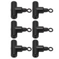thumbnail image 4 of 15 Pcs Manchon de Pêche en Forme de T Pivotant Connecteur 3 Voies Ligne Croisée Roulant Pivotant Accessoires de Pêche, 4 of 14