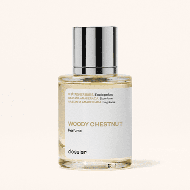 Dossier Woody Chestnut Inspired by Maison Margiela's Replica By The Fireplace, Unisex Perfume. Size: 50ml / 1.7oz