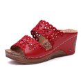 thumbnail image 1 of jovati Summer New Style Thick-soled Slope With Embroidered Hollow With Roman Slippers, 1 of 9
