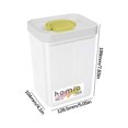 thumbnail image 2 of Clear Storage Bins Sealed Cans for Grains and Miscellaneous Grains Food Grade Plastic Preservation Storage Tanks Transparent and Stackable Kitchen Dry Goods Preservation Boxes Storage Containers, 2 of 2