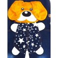 thumbnail image 3 of KIDSCOOL SPACE Baby Cotton 3D Cartoon Soft Knitted Jeans Overalls 18M, 3 of 6
