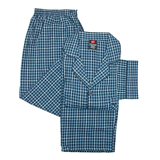 Hanes Broadcloth Long Sleeve Pajama Set (Men's Big & Tall)