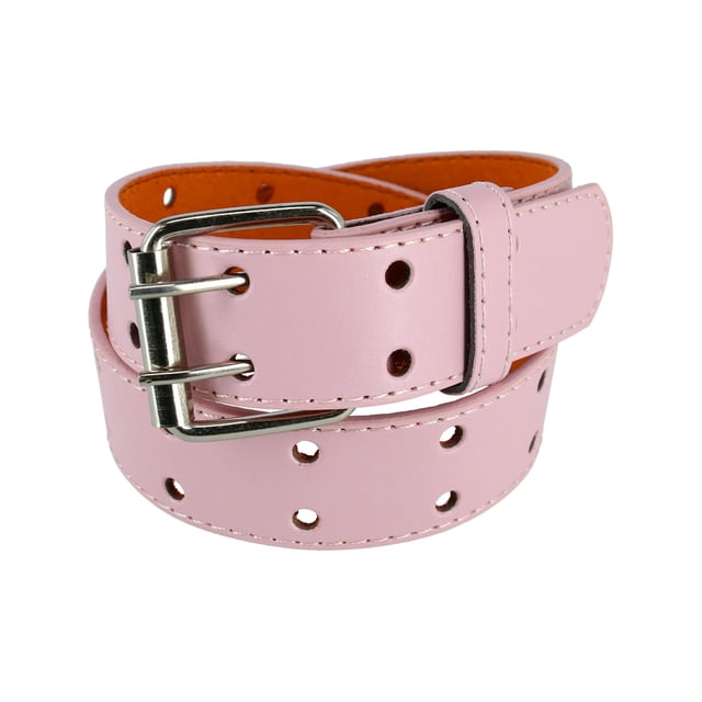 CTM® Kids' Leather Two Hole Jean Belt