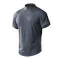 thumbnail image 4 of adviicd Chemises de Plage pour Hommes T-Shirt Col Rond Manches Courtes Été Décontracté Gris,TTG, 4 of 4